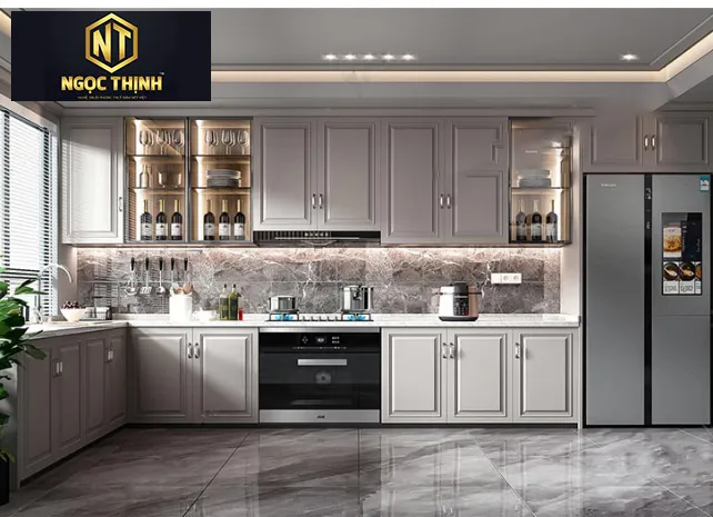 Tủ bếp cao cấp hiện đại NỘI THẤT NGỌC THỊNH